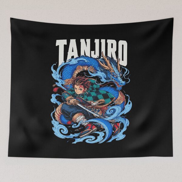 Item preview, Tanjiro Kamado Water Dragon designed and sold by DeborahAnita73.