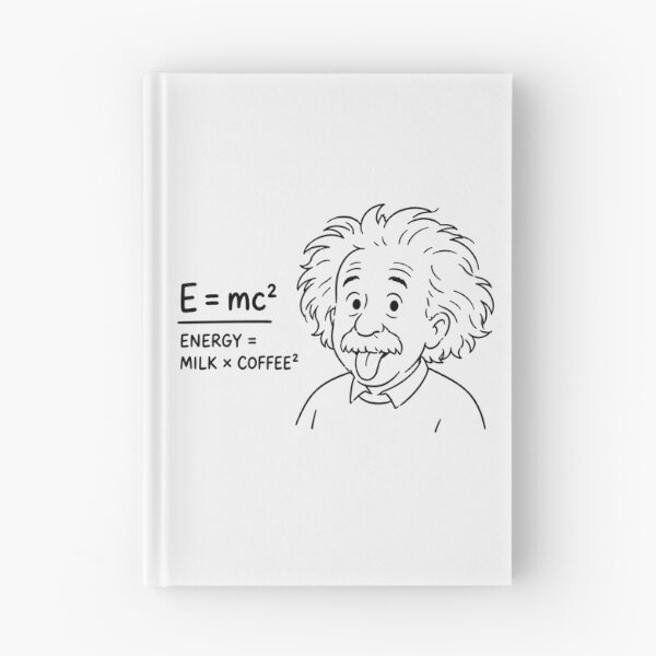 Item preview, Fun physics humor with clever milk coffee Albert Einstein  designed and sold by Owcomm.