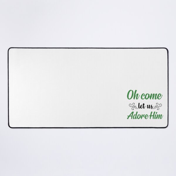 Item preview, Oh Come Let Us Adore Him Christmas Quote Holiday Vibes designed and sold by FuzionRaptor.