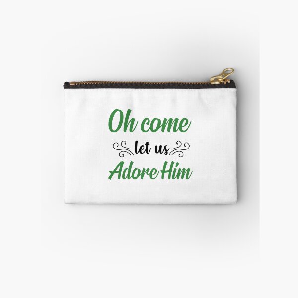 Item preview, Oh Come Let Us Adore Him Christmas Quote Holiday Vibes designed and sold by FuzionRaptor.