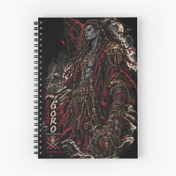 Item preview, Goro The Helmsman Black Mark Pirate Character Graphic designed and sold by Boomaroo.