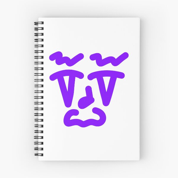 Item preview, Purple Mood Doodle Face designed and sold by felipemaldonadoart.