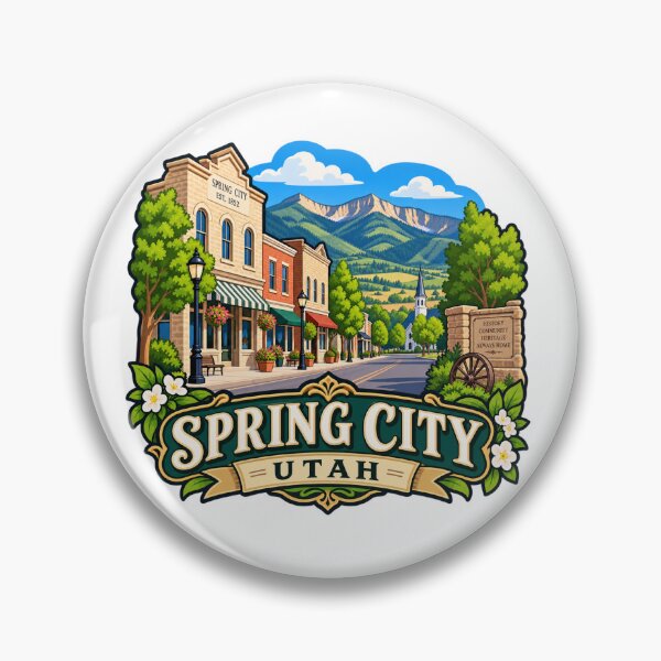 Item preview, Spring City, Utah - Historic Main Street designed and sold by Myra365Art.