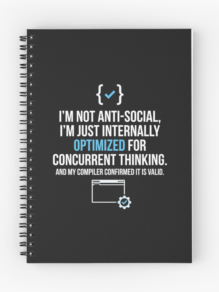 Thumbnail 1 of 3, Journal, Programmer Code Joke Funny Developer Quote designed and sold by Owcomm.