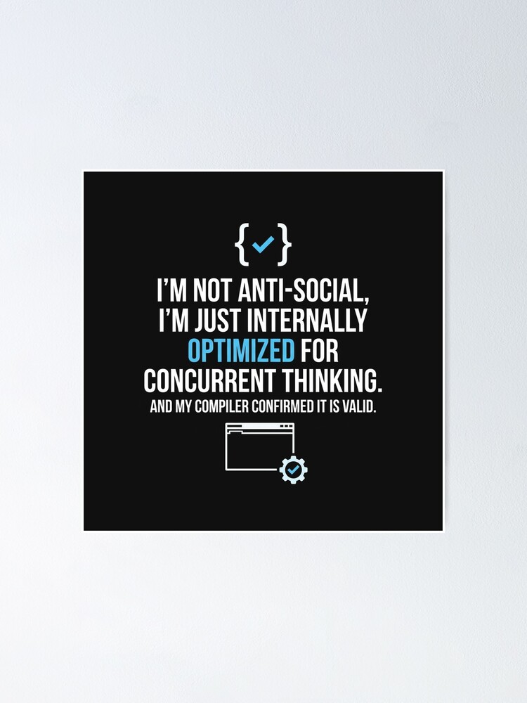 Thumbnail 1 of 3, Poster, Programmer Code Joke Funny Developer Quote designed and sold by Owcomm.