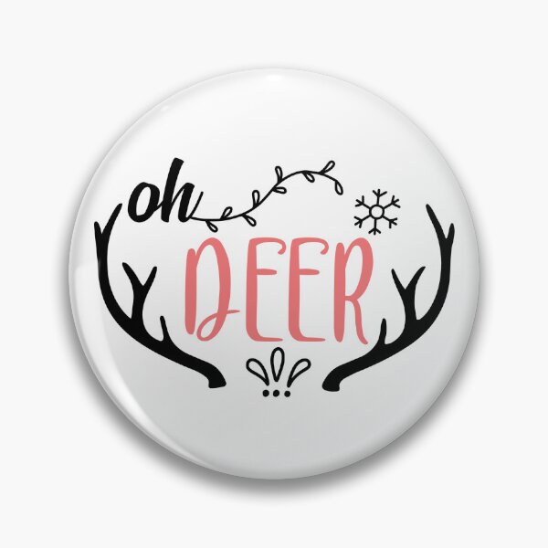Item preview, Oh Deer Christmas Quote Funny Deer Holiday Vibes designed and sold by FuzionRaptor.