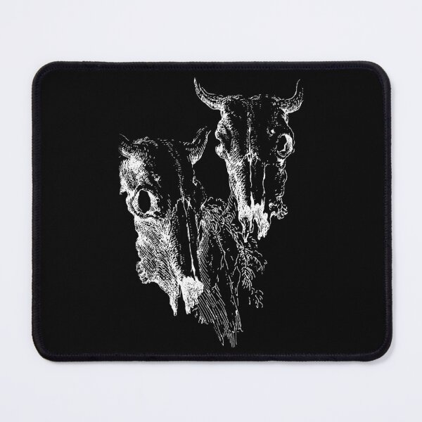 Item preview, Two Ox Skulls, Study by Salvator Rosa, 1662 (WHITE) designed and sold by Exhumed Archives.