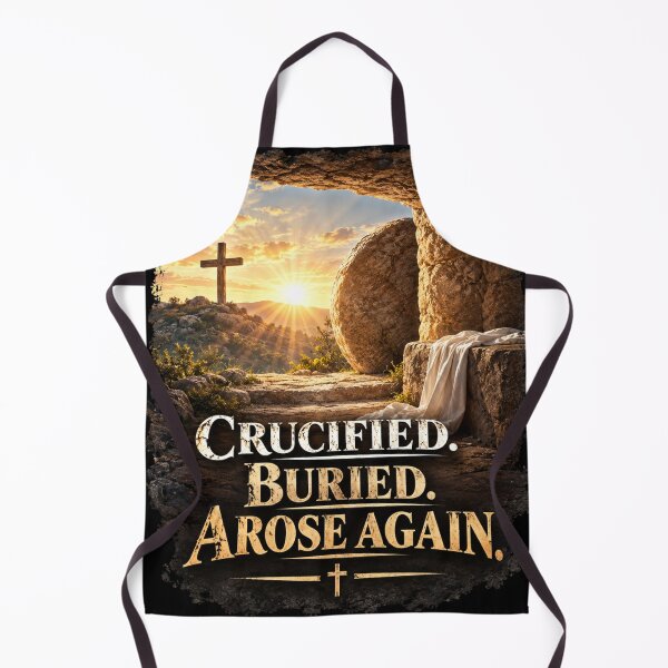 Item preview, Crucified, Buried, Arose Again Christian Evangelistic Design designed and sold by TheBibleStop.