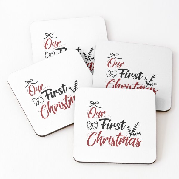 Item preview, Our First Christmas Quote Special Holiday Christmas Vibes designed and sold by FuzionRaptor.