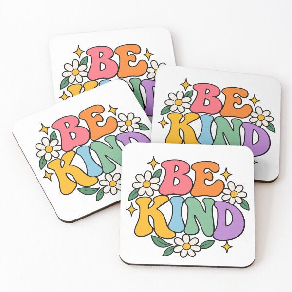 Item preview, Retro Be Kind Flower Positivity Quote    designed and sold by Owcomm.