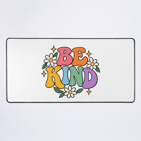 Item preview, Retro Be Kind Flower Positivity Quote    designed and sold by Owcomm.