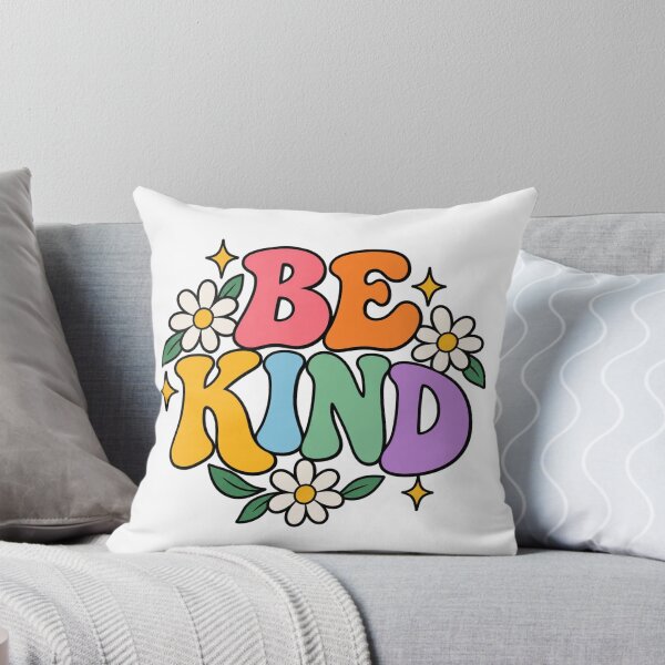 Item preview, Retro Be Kind Flower Positivity Quote    designed and sold by Owcomm.