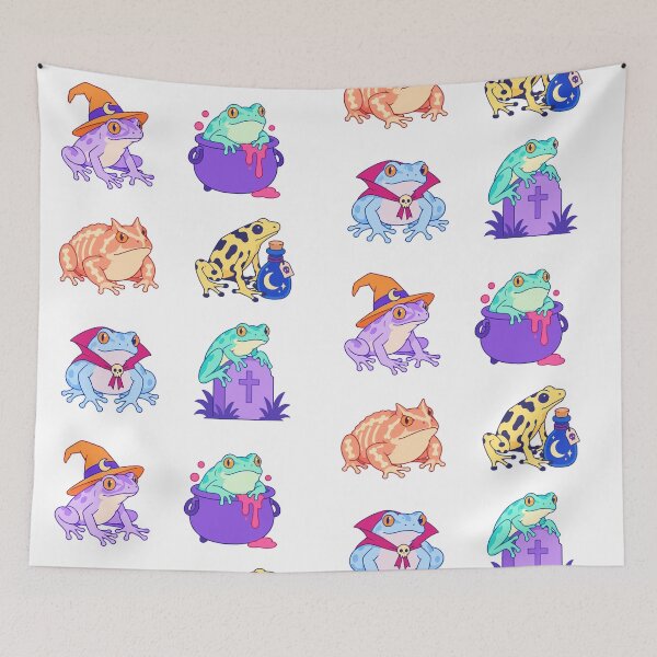 Item preview, Halloween Frogs – Witch Hats, Potions and Spooky Amphibians designed and sold by Zoolumi.