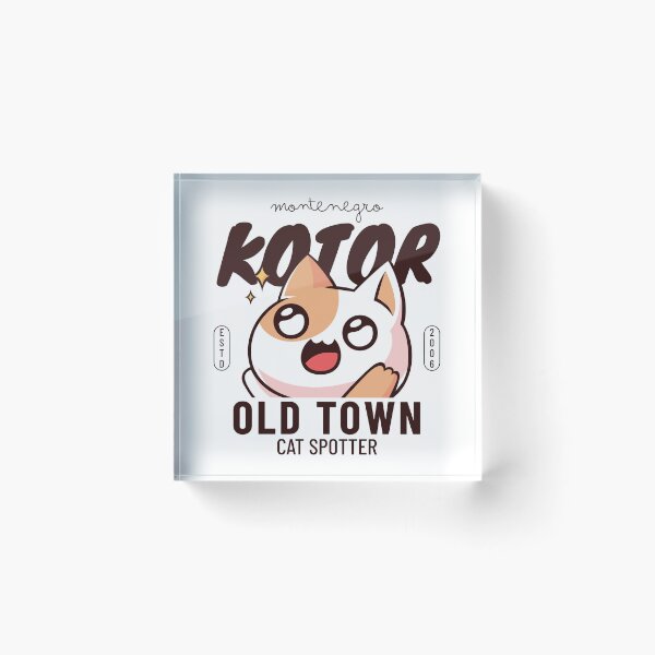 Item preview, Montenegro : Kotor old town cat spotter designed and sold by Peerless-Prime.