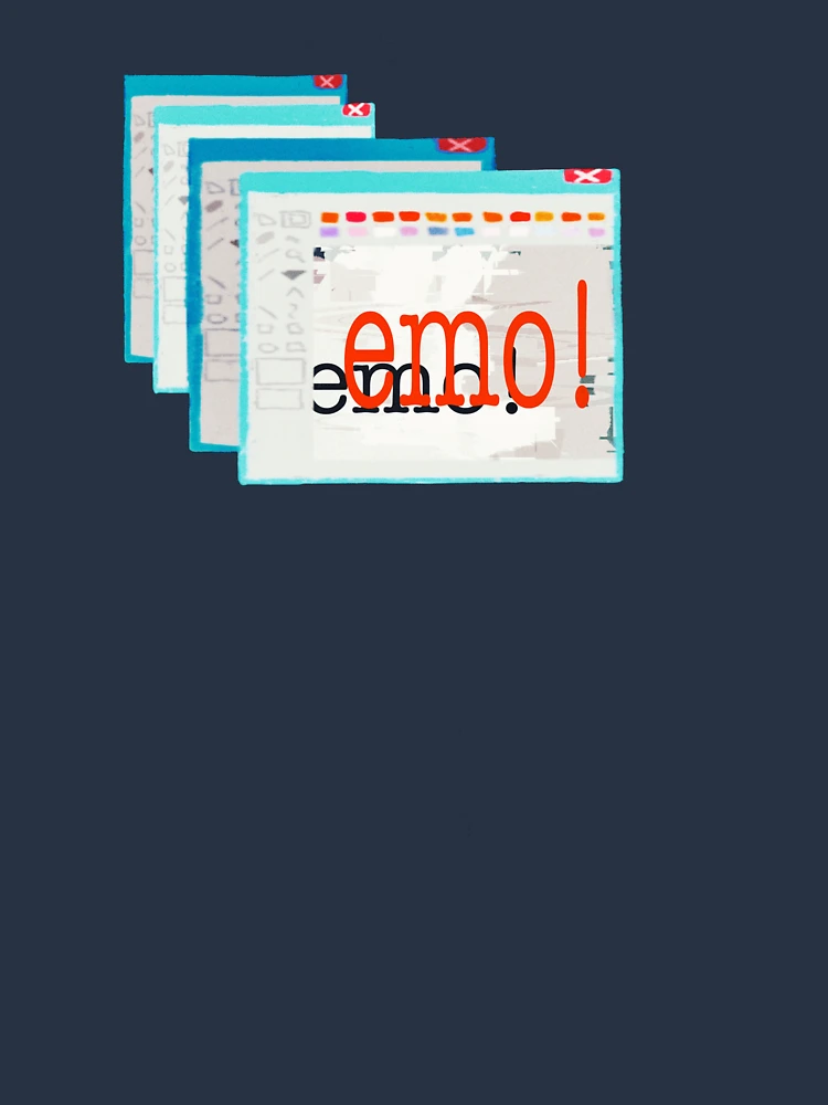 Thumbnail 6 von 6, Premium Oversized Pullover, Emo-Computerfehler designt und verkauft von cuartist.