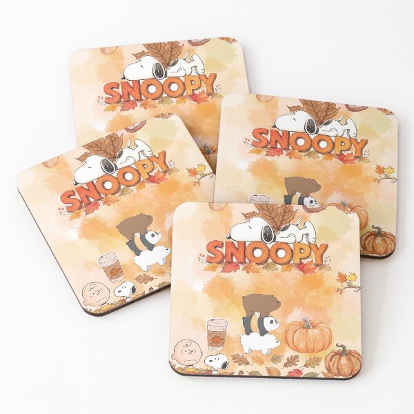 Item preview, Pumpkin Spice Season Snoopy Woodstock Autumn Fall Art designed and sold by N0WUC1.