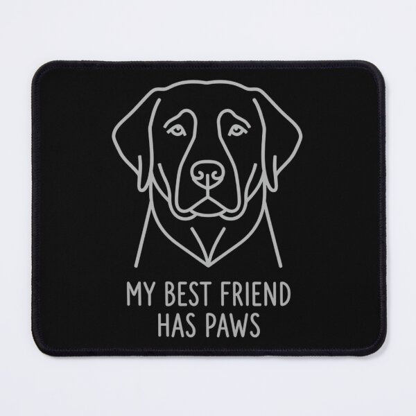 Item preview, My Best Friend Has Paws Cute Minimalist Dog Lover  designed and sold by BellabdO.