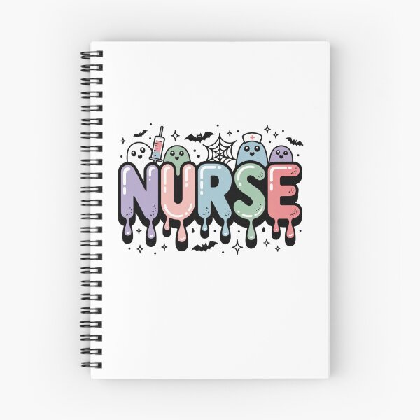Item preview, nursery horror nurse ghost slime dripping cute halloween lettering designed and sold by DariaOltes.