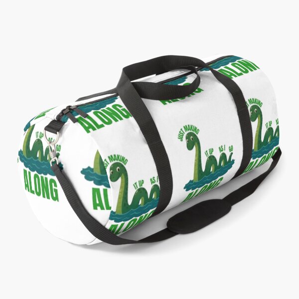 Item preview, Just Making It Up As I Go Along – Funny Loch Ness Monster designed and sold by BigfeetLittlepaws.
