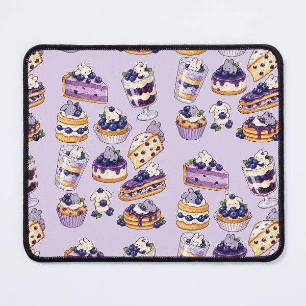 Item preview, Cute Blueberry Bunny Dessert – Kawaii Rabbit Sweet Treats Sticker designed and sold by StickerJas.
