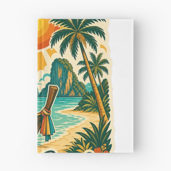 Item preview, Phuket Thailand Travel Souvenir - Retro Illustration designed and sold by VisualArtsOasis.