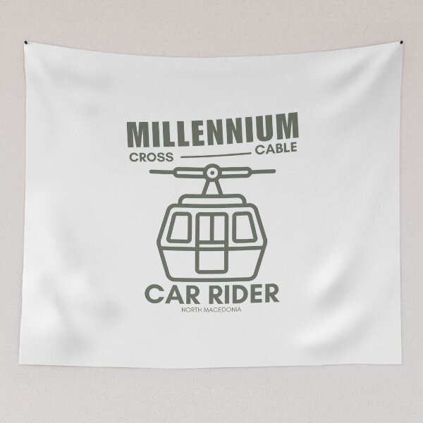 Item preview, North Macedonia : Millennium cross cable car rider designed and sold by Peerless-Prime.