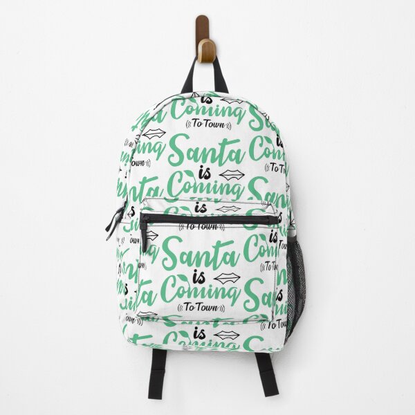 Item preview, Santa Is Coming to Town Christmas Quote Holiday Vibes designed and sold by FuzionRaptor.