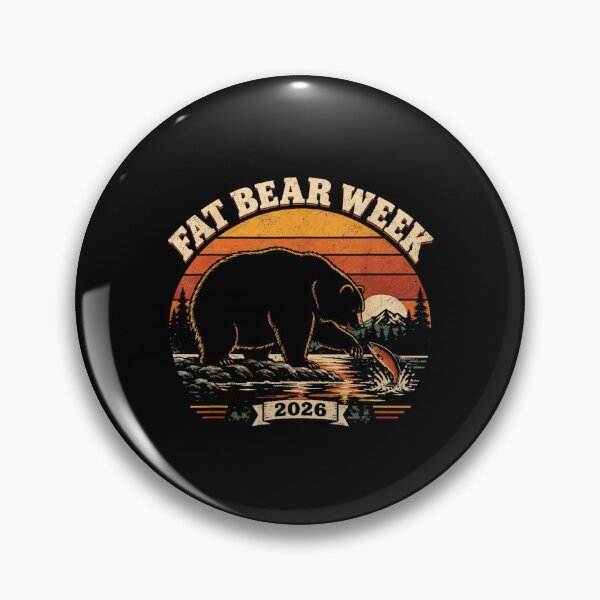Item preview, Vintage Retro Grizzly Bear Lovers Fat Bear Week 2026 designed and sold by RevArtist.