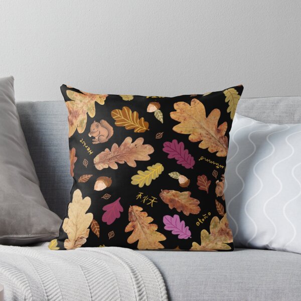 Item preview, Botanical Pattern: Autumn Leaves and Acorns designed and sold by Srta  Margarita.