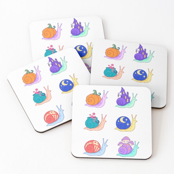 Item preview, Halloween Snails – Haunted House, Pumpkin and Mushroom Shells designed and sold by Zoolumi.