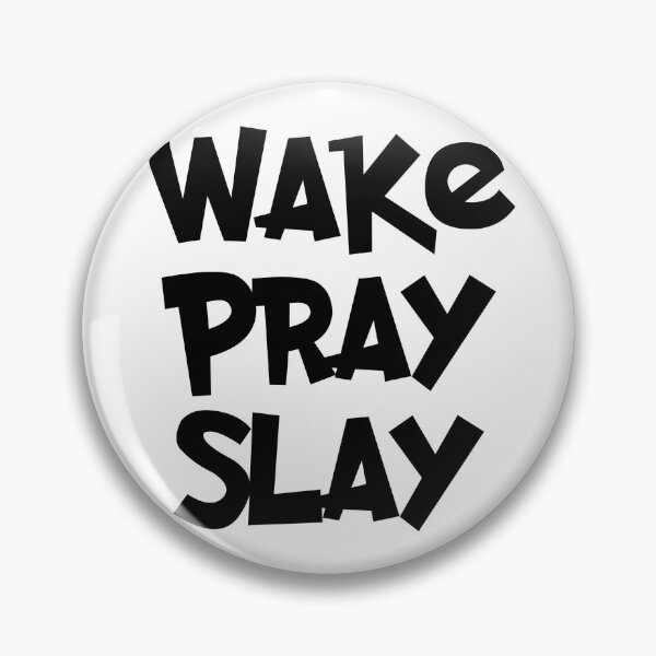 Item preview, Wake Pray Slay Christmas Quote Motivational Holiday Vibes designed and sold by FuzionRaptor.