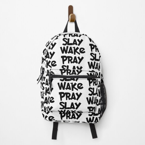 Item preview, Wake Pray Slay Christmas Quote Motivational Holiday Vibes designed and sold by FuzionRaptor.