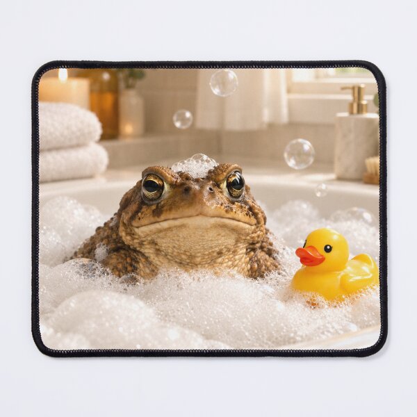 Item preview, American Toad Rubber Duck Bathtub designed and sold by Sillytoe.