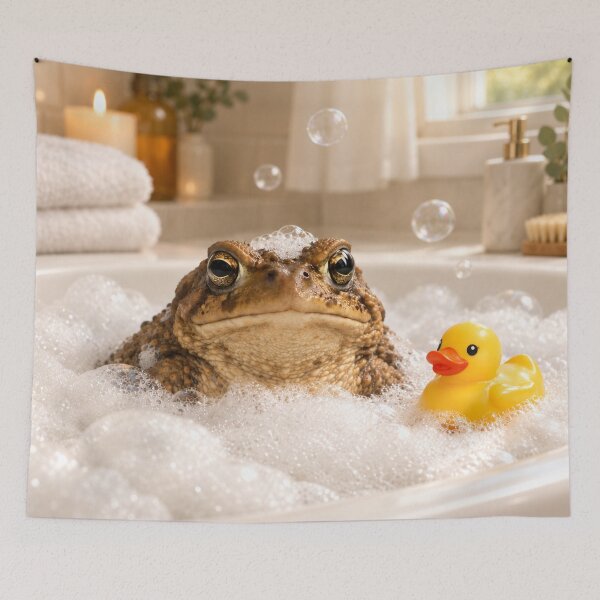 Item preview, American Toad Rubber Duck Bathtub designed and sold by Sillytoe.
