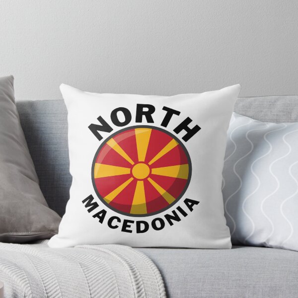 Item preview, North Macedonia flag designed and sold by Peerless-Prime.