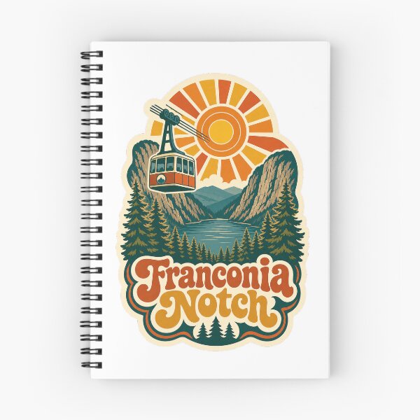 Item preview, Franconia Notch New Hampshire Travel Souvenir - Retro Illustration designed and sold by VisualArtsOasis.