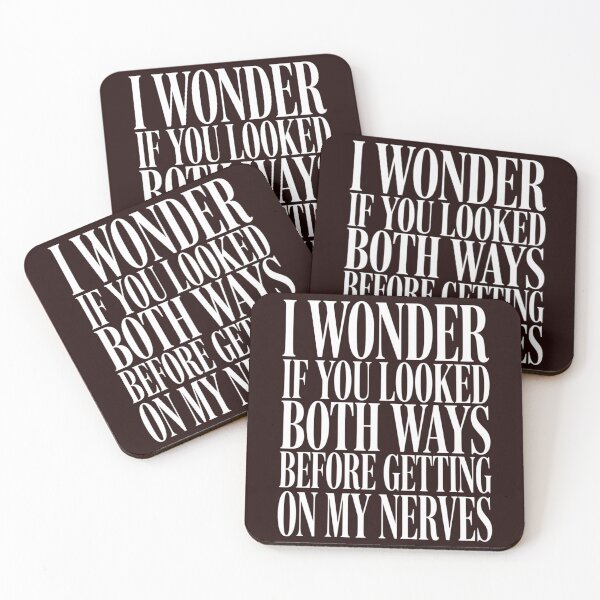 Item preview, Sarcastic Humor I Wonder If You Looked Both Ways  designed and sold by fantasticdesign.