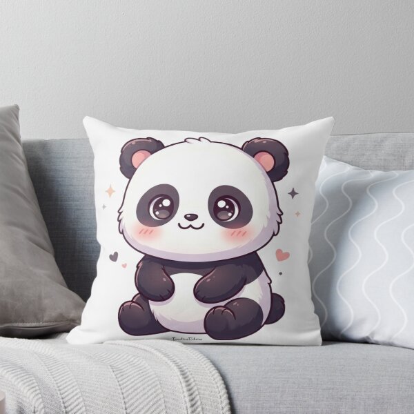 Item preview, Kawaii Chubby Panda with Sparkly Eyes HIGH-QUALITY  designed and sold by ShawnMorrisDesigns.