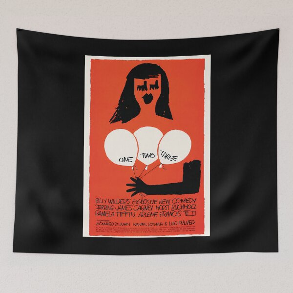 Item preview, One Two Three (1961) Billy Wilder Film Poster  Vintage Classic Comedy designed and sold by FelderVirgie.