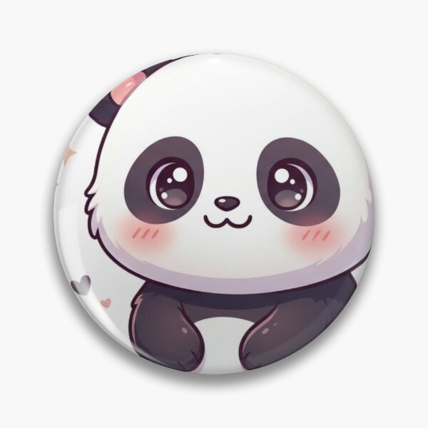 Item preview, Kawaii Chubby Panda with Sparkly Eyes HIGH-QUALITY  designed and sold by ShawnMorrisDesigns.