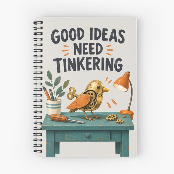 Item preview, Good Ideas Need Tinkering designed and sold by GraphycoPublish.