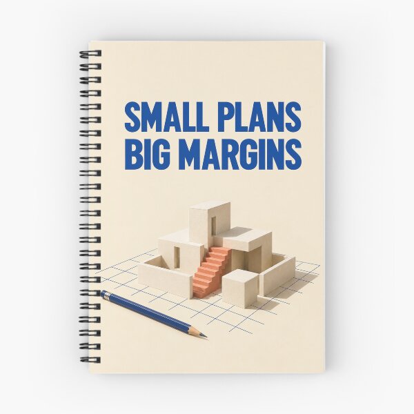 Item preview, Small Plans Big Margins designed and sold by GraphycoPublish.