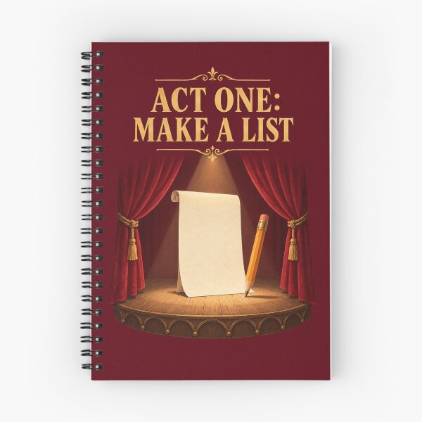 Item preview, Act One Make a List designed and sold by GraphycoPublish.