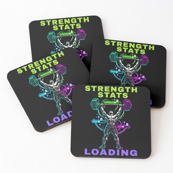 Item preview, Strength Stats Loading – Gaming Gym Workout designed and sold by Bawek85Designs.