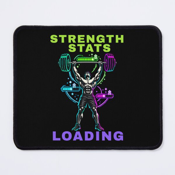 Item preview, Strength Stats Loading – Gaming Gym Workout designed and sold by Bawek85Designs.
