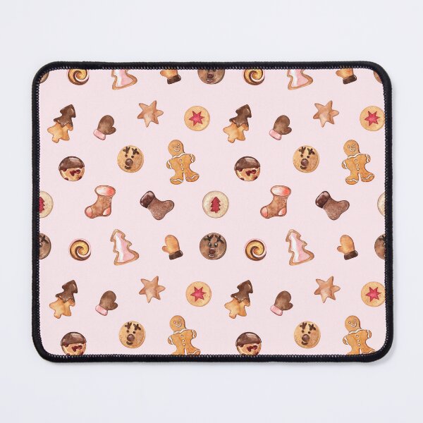 Item preview, Cute Christmas Cookies Pattern on Pink designed and sold by Flowersforbear.