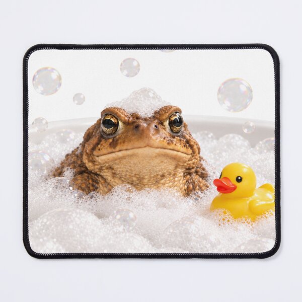 Item preview, American Toad Funny Bathtub designed and sold by Sillytoe.