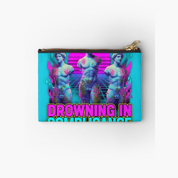 Item preview, Vaporwave Drowning In Compliance - Neon Antiquity Statues designed and sold by A E S T H E T A T A G.