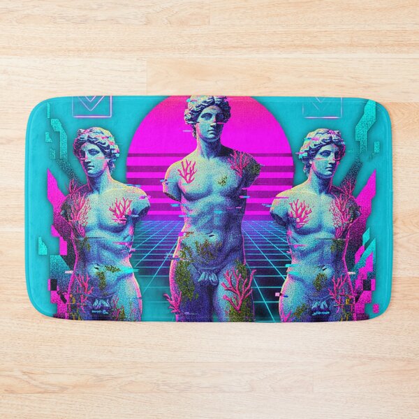 Item preview, Vaporwave Drowning In Compliance - Neon Antiquity Statues designed and sold by A E S T H E T A T A G.