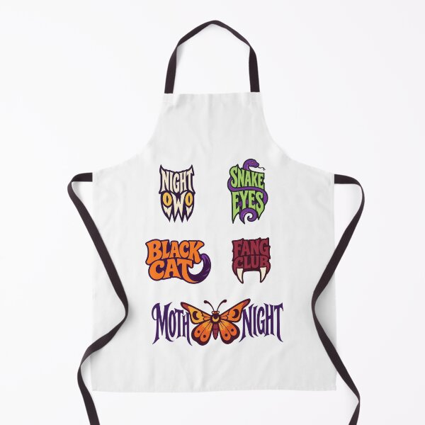 Item preview, Halloween Gothic Lettering – Black Cat, Night Owl and Moth designed and sold by AliveStyle.